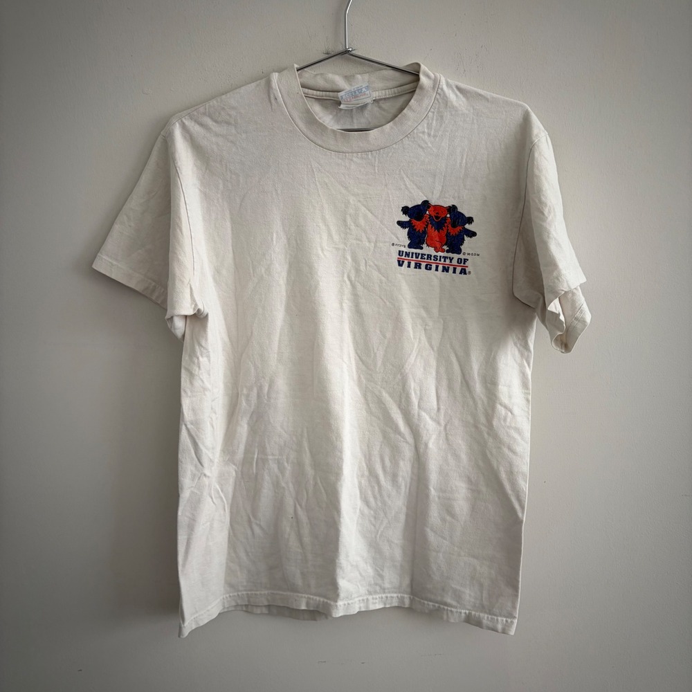 Vintage Hanes Beefy-T University of Virginia Grateful Dead Dancing Bears T-Shirt